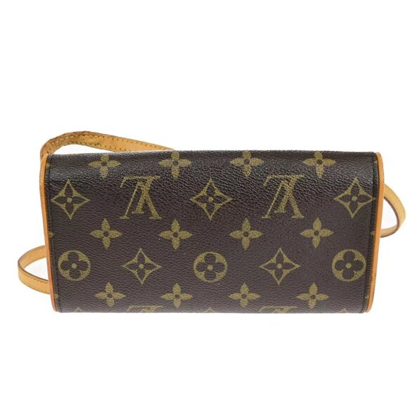 LOUIS VUITTON Pochette Twin PM 2Way Shoulder Clutch Bag Monogram M51854 30EC225 - Picture 9 of 16